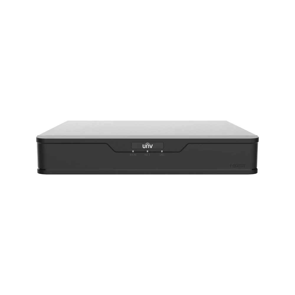 NVR 8 canales 80Mbps 1 SATA interface reconocimiento facial Smart 1U NVR301-08B-IQ Uniview